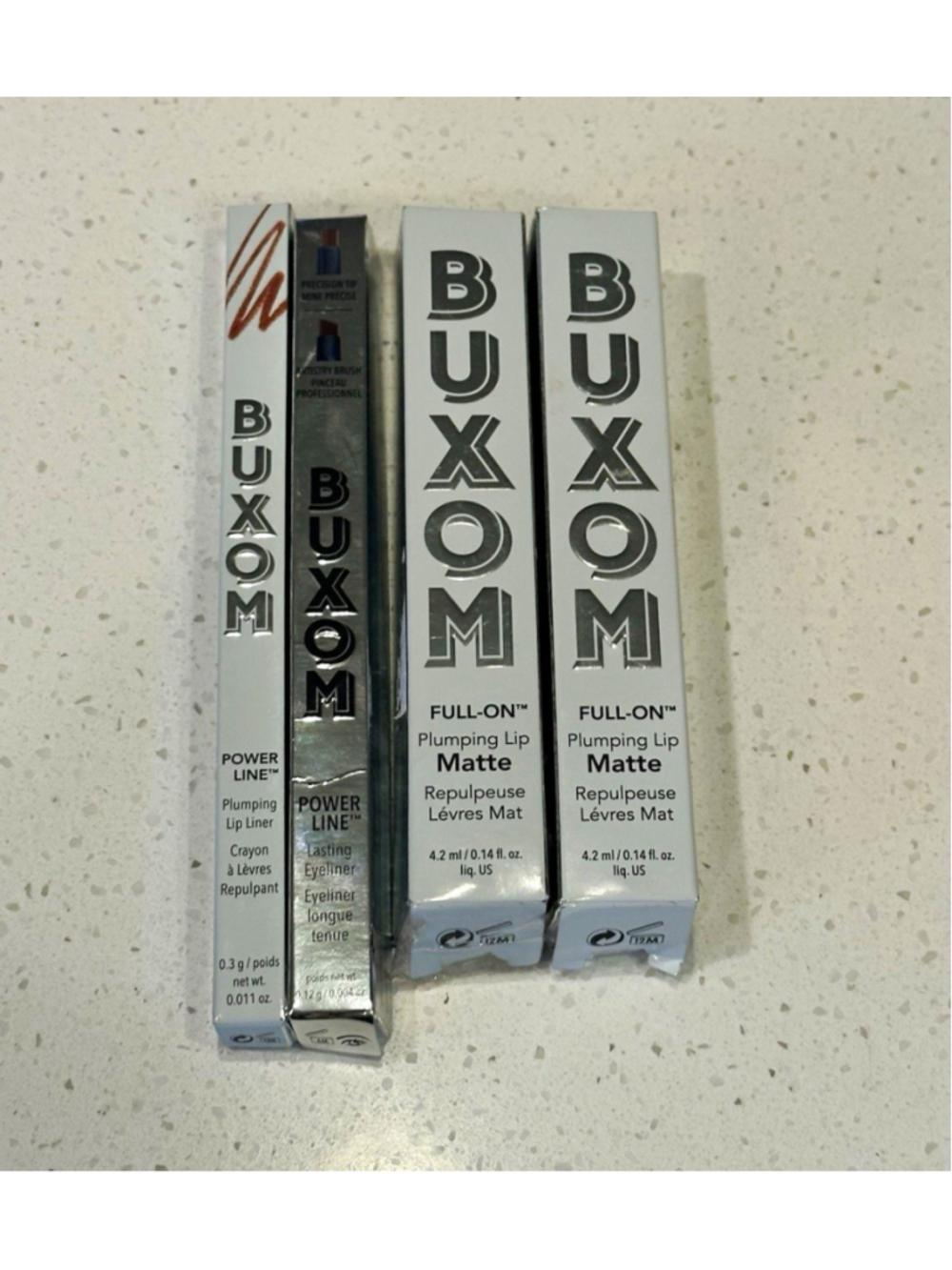 Buxom Plumping Lip Matte Dolly & Brunching + Liner Bossy Brunette & HiDef Honwy
